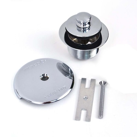 Watco 1.865 in. Overall Dia. x 11.5 Threads x 1.25 in. Lift-Turn Trim Kit, Chrome 58290-CP